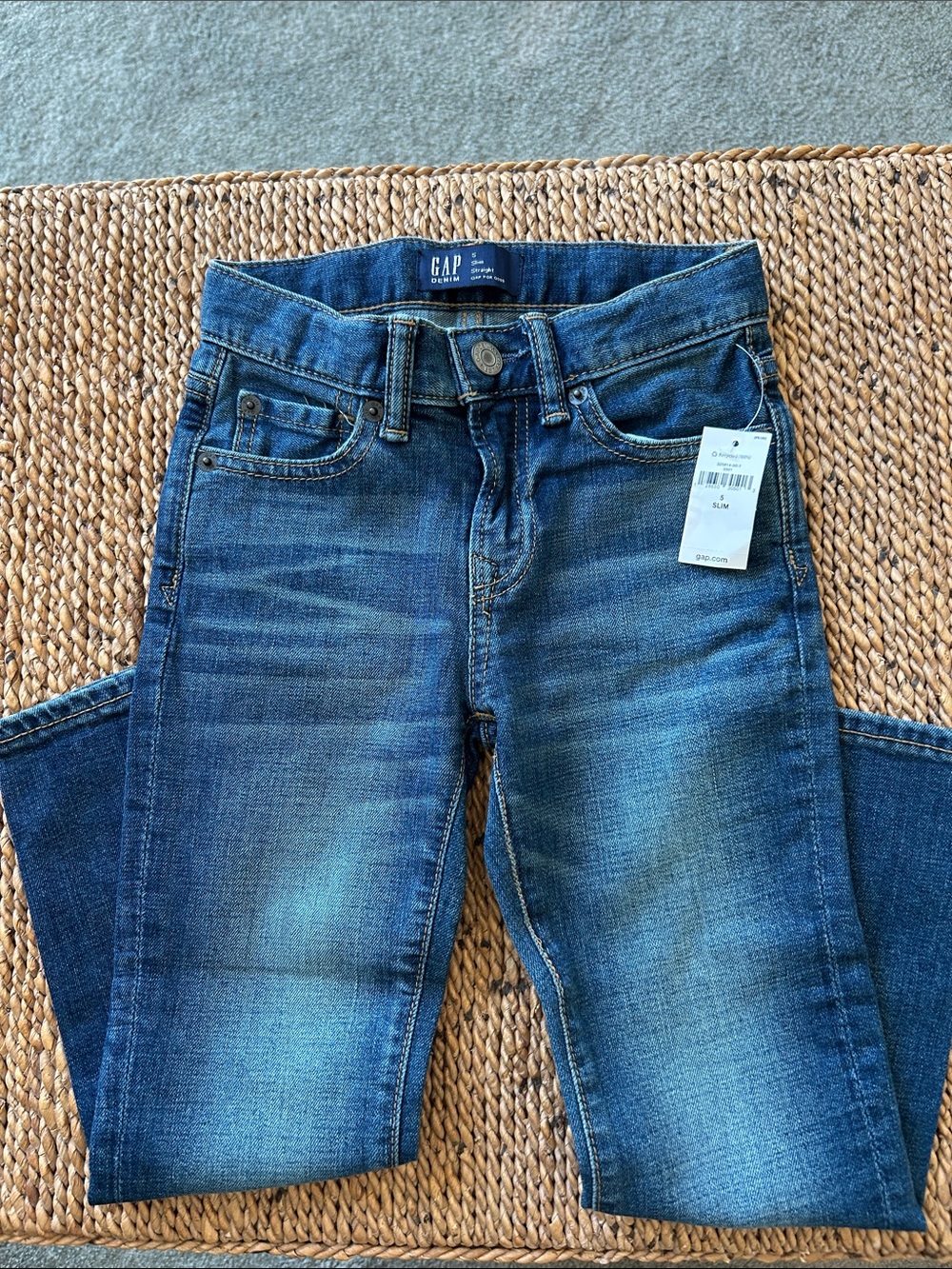 GAP boys Faded Indigo Jeans